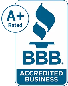 BBB Accredited Business A+ Rated Logo