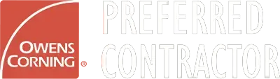 Owens Corning Preferred Contractor Logo White
